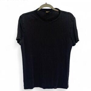 ONNO Black Short Sleeve Organic Tee Shirt Size Medium